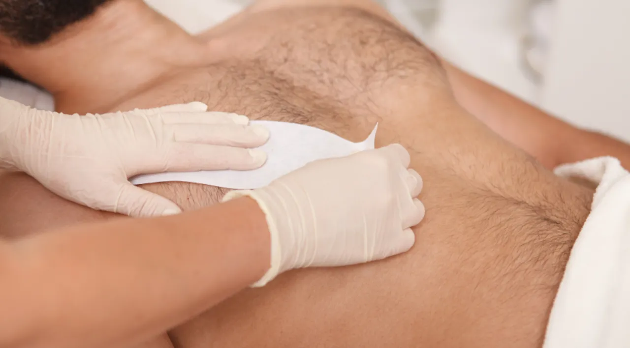 Back & chest waxing Men's waxing