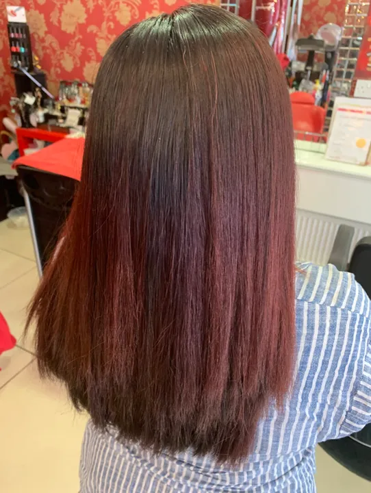 Highlights full head colour wash cut blow dry